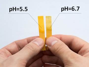 лакмусовая бумага -контрастность pH 1-14