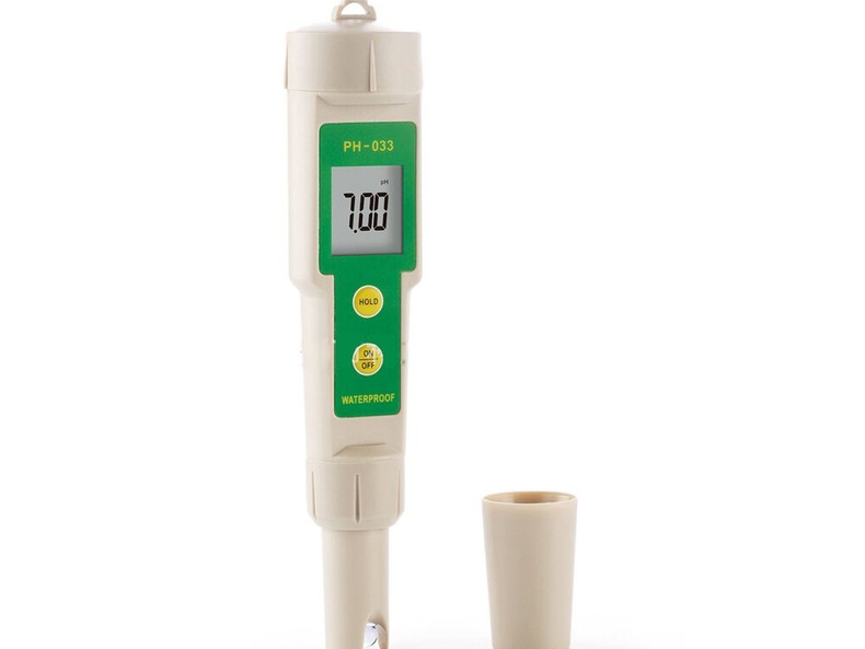 pH-033: прибор для определения pH (кислотности) жидкости: мочи, слюны, воды